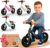 Mallie Safe Children’s Balance Bike from 2 Years, Includes Bell and Splash Guard, Adjustable Handlebar and Seat, Balance Bike, for Children from 3 Years, 4 Years, Christmas