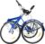 24 Inch Tricycle for Adults, 7-Speed Folding Bike, 3-Wheel Bicycle, with Shopping Basket and Backrest Seat Cushion, Suitable for Adults, Seniors and Beginners