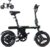 Finbike E Bike Klapprad,14 Zoll Elektrofahrrad 7.8Ah Akku,250W Kompakt Elektrofahrräder mit 3H Schnellladung,3 Fahrmodi,3 Geschwindigkeitsmodi,Reichweite MAX 45km,Electric Bike für Herren und Damen