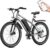 EVERCROSS EK15 E-Bike for Adults, 27.5 Inch Electric Bicycles with Foot Pedal – App, 250 W Motor, 36 V 13 Ah Battery, 15/20/25 km/h, 7 Speed Gear, Urban Electric Bicycle Mountain Bike for Unisex