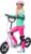 HOMCOM Children’s Scooter with Rear Brake Kick Scooter 12 Inch Scooter City Scooter for Children Kickboard Height Adjustable Steel EVA 120 x 52 x 80-88 cm