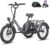 Fafrees F20 Mate ebike folding tricycle 20 x 3.0 inches, electric tricycle for adults 48 V 18.2 Ah battery, e-bike 3 wheel 25 km/h, cargo bike for seniors range 55-110 km