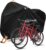 toptrek Bicycle Cover for 2 Bikes, Waterproof, 210D Oxford Fabric, Bicycle Garage, Outdoor, 210 x 110 x 95 cm, High-Quality Bicycle Tarpaulin with Lock Eyelets, Sun Protection, Tear Resistance with Bag