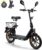 TWOFISH Electric Moped 500 W with 48 V 13 Ah Battery, EEC Certified, 30 km Range, 14 Inch Tyres, 45 km/h, Scooter with Road Legal, Electric Motorcycle with Seat & Basket, M5 Elite E