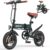 ESKUTE E Bike Herren F200, 14 Zoll Klapprad Elektrofahrrad, 36V 7.8Ah Akku Lange Reichweite bis 35-50KM, Mini Faltbike mit Handyhalterung & USB-Ladeanschluss, E-Mountainbike