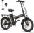 HITWAY E-Bike 20″*3,0/4,0 Breitreifen Elektrofahrrad Klapprad E-Fahrrad, 36V 12Ah/48V 15Ah Akku, Reichweite 35-90km/45-100km, Mountain E-MTB mit 7 Gängen, Pedelec City E-Bike für Unisex-Erwachsene