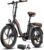 Fafrees F20 Pro E-Bike, Folding Bike, Electric Bike, 20 x 3.0 Inches, Ebike Men’s 36 V 18 Ah Battery Range 150 Km, Pedelec 250 W, Women’s E Bike 25 km/h, Bicycle Load 150 kg