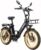 D20PRO Adult Electric Bicycle is Equipped with Single and Dual 36V 20A/42.4Ah Removable Batteries, 20 x 3.0 Inch Wide Tires, and Hydraulic Brakes
