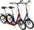 Sport-Thieme Big Wheel City Scooter | Kick Scooter, Running Scooter for Adults and Children | Foldable, with Saddle, Height Adjustable, Front/Rear Brake | In Blue or Red | 11 kg | Made of Steel
