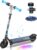 Gyroor H30 Max E Scooter Children 6-12 Years, 150 W Motor Electric Scooter for Children 10/13/16 km/h LED Digital Display, Music E Scooter Children Double Brake System, 3 Adjustable Height Electric
