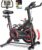 2026 Toputure Heimtrainer Fahrrad mit APP, 0-100% Magnetwiderstand Ergometer, 15KG Schwungrad, Bis 160KG, Hometrainer Indoor Bike mit LCD, Tablet-Halter, Getränkehalter, Ultraleise