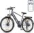 E-Bike Damen/Herren, 26 Zoll/27.5 Zoll Elektrofahrrad, mit 36V 13Ah Li-Ion Akku, 250W Motor, Reichweite bis zu 100KM im Hybrid Modell