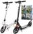 Scooter Adult Foldable Children’s Scooter City Scooter 3 Height Adjustable Kick Scooter with Handbrake for Teenagers Children’s Scooter City Scooter