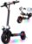 E-scooter with road legal for adults and teenagers, all-terrain, 55 km range, full suspension, 11 inch off-road tyres, height adjustable, foldable, long range – IPX5