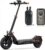 E Scooter mit Straßenzulassung mit Max 70/30KM Reichweite,10/8.5 Zoll Elektroroller mit Komfortable Stoßdämpfer,Faltbarer E Roller Belastung Doppelbremse LED-Licht,APP-Verbindung