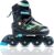 Inline Skates for Children, Girls & Boys Ages 4-6, 5-8, 6-12, 8-12 Years – Adjustable Roller Skates for Beginners, Teenagers, Indoor & Outdoor, Adjustable Size