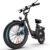 URLIFE E-Bike for Adults, 20 x 3.0 Inch Fat Tyres Electric Bicycle for City Commuters, 48 V 13 Ah Replaceable Battery up to 100 KM, 250 W Motor with LCD Display, 7 Speed Electric Bicycles for Men and