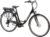 F.LLI Schiano E-Moon, E Bike für die Stadt, 36V 13Ah Abnehmbarer Akku, Motor 250W 40Nm, City Ebike für Herren und Damen, Schwarz