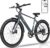 HITWAY BK19P 700C E-Bike, 36V 10.4Ah Battery, 25 km/h, 40-80 km Range, Front & Rear Disc Brakes, IP54 Water Protection, Multifunctional LCD Display, Suitable for Men and Women