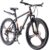Mountainbike 24/26/27.5 Zoll, 21-Gang Shimano, Hardtail MTB mit Stoßdämpfer, 3-Speichen-Räder, Mountain Bike mit Scheibenbremsen, Outdoor Sport Fahrrad Stadt & Gelände