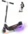 iScooter E Scooter for Children from 6-12/8-14 Years, 2/3 Modes (5-19 km/h), 6.5 Inch Music Foldable Electric Scooter & 3 Adjustable Heights, 5.5 Inch Children’s Electric Scooter with 7-Coloured