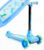 FableKids Children’s Scooter City Scooter Height Adjustable Foldable LED Wheels Kick Brake for Toddlers from 3 Years Maximum Load 50 kg