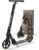 Apollo Phantom Pro City Scooter with XXL Wheels – Folding Height-Adjustable City Push Scooter for Adults and Children