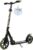 SereneLife Roller, Stabiler Cityroller, Höhenverstellbarer Big Wheel Scooter, Klappbar Inkl. Tragegurt, Ständer & Trittbremse, für Kinder & Erwachsene bis 100kg
