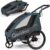 Qeridoo QUPA 2 | Fahrradanhänger 2 Kinder | Kinder Fahrradanhänger