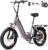 C20 E Bike Folding Bike, 20 x 3.0 Fat Bike with Hydraulic Brakes, 48 V 15.6 Ah Battery up to 120 km, 250 W Motor 25 km/h Ebike, LCD Colour Display, Shimano 7-Speed Electric Bicycle for Men