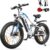 VARUN E Bike, 26 x 4.0 Zoll Ebike Herren mit 85Nm 250W Motor, 48V 18AH Akku, bis 150km Reichweite, Vollfederung, 5 PAS LCD-Display, 25km/h, 7 Gang, Offroad E-Bike für alle Geländearten