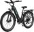 HITWAY E Bike 26X3.0 City Elektrofahrrad Pedelec, 250W City Cruiser E-Bike, 48V 18Ah austauschbarer Akku, max. Reichweite 55–80 km, 7 Gänge, Pendler-Elektrofahrrad für Erwachsene