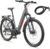 TELEFUNKEN E-Bike Women’s 27.5 Inch Electric Bicycle Middle Motor, 7-Speed Derailleur Gears, Hydraulic Disc Brakes – Pedelec SUV Bike, Includes Bicycle Lock, SUV500