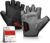 toptrek Cycling Gloves Men Women MTB Gloves 6 mm SBR Padding, Breathable Half Finger Cycling Gloves Summer, Non-Slip & Shock Absorbing Cycling Gloves for Road Bike/MTB/Fitness
