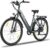 Leichtes E-Bike Damen 26/28 Zoll, City Elektrofahrrad Pedelec, bis 70km, 36V 20Ah Abnehmbarer Akku, 7-Gang, mechan. Scheibenbremsen