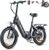 C20 E Bike Folding Bike, 20 x 3.0 Fat Bike with Hydraulic Brakes, 48 V 15.6 Ah Battery up to 120 km, 250 W Motor 25 km/h Ebike, LCD Colour Display, Shimano 7-Speed Electric Bicycle for Men