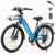 S10 E Bike Men’s 26 Inch Electric Bicycle for Adults with 250 W Motor 48 V 499.2 Wh Battery, 4.4 Inch LCD Display Ebike with Suspension Fork, up to 100 km 25 km/h Pedelec for Women City