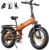 VARUN E Bike Klapprad 20 Zoll, Ebike Herren Damen mit 48V 13Ah Akku, 120KM Reichweite, 4.0 Fat Tire, 5 PAS, E-fatbike mit 7-Gang, StVZO, All-Terrain Pedelec Elektrofahrrad, IP65 Wasserdicht
