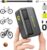 AT5Pro Mini Electric Bicycle Pump, 120 PSI Battery Bicycle Pump with Presta and Schrader Valve, Auto Stop, Overheating Protection for Road Bike, Mountain Bike and E-Bike