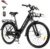 S10 E Bike Men’s 26 Inch Electric Bicycle for Adults with 250 W Motor 48 V 499.2 Wh Battery, 4.4 Inch LCD Display Ebike with Suspension Fork, up to 100 km 25 km/h Pedelec for Women City