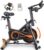 Home Trainer Bicycle, Exercise Bike with App, Ultra Quiet, Ergonomic Design, 100 Resistance Levels, Heart Rate Monitor, Bottle Holder and Dumbbell Rack, 160 kg Load Capacity