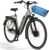 Fischer E-Bike City CITA 2403 Active Electric Bicycle for Men and Women, RH 43, Front Motor 40 Nm, 48 V Battery