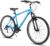 HILAND BAMCBASE 26/27,5/29 Zoll Mountainbike, Hochfester Stahlrahmen 21 Gänge Mountainbike, V-Brake Hardtail MTB Bike für Männer Frauen, Schwarz/Blau/Grau