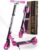 Apollo Skyracer City Scooter with LED Light Wheels, Children’s Scooter (6 Years), City Scooter with Suspension, Scooter for Children and Teens, Foldable and Height-Adjustable