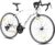 Hiland 700C Rennrad für Erwachsene, 14-Gang, Aluminiumrahmen, Dual Caliper Bremsen, Straßenfahrrad für Damen und Herren, Leichtgewicht, für Pendler, Schwarz/Weiß Fahrrad