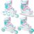RAVEN 4-in-1 Inline Skates Triskates Roller Skates Ice Skates Inline Skates for Children Girls Adjustable