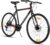 Hiland 700C Road Bike Men and Women, Aluminium Frame, 7 Speed Road Bike with Double Disc Brakes, Frame Height 530 mm/570 mm, 28 Inch Road Bike for Commuting, Black/Red/Silver