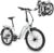Flebi Swan Electric Bicycle Foldable 24 Inches | Range 70 km | Removable Battery 10.4 Ah / 374 Wh | 7 Gears | Unisex E-Bike for Adults and Teenagers Compact and Lightweight for Men and Women