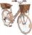 BIKESTAR Aluminium City Bicycle 26/28 Inch, 16/18 Inch Frame, 7 Speed Shimano Women’s Bike, Dutch Bike, Retro Bike with V-Brake and Pannier Rack