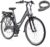 TELEFUNKEN E-Bike 28 Inch for Men and Women, Trekking Bicycle with 21-Speed Derailleur Gear, Electric Bicycle with 250 W Rear Wheel Motor and Li-ion Battery, Pedelec with V-Brakes and LED Lighting